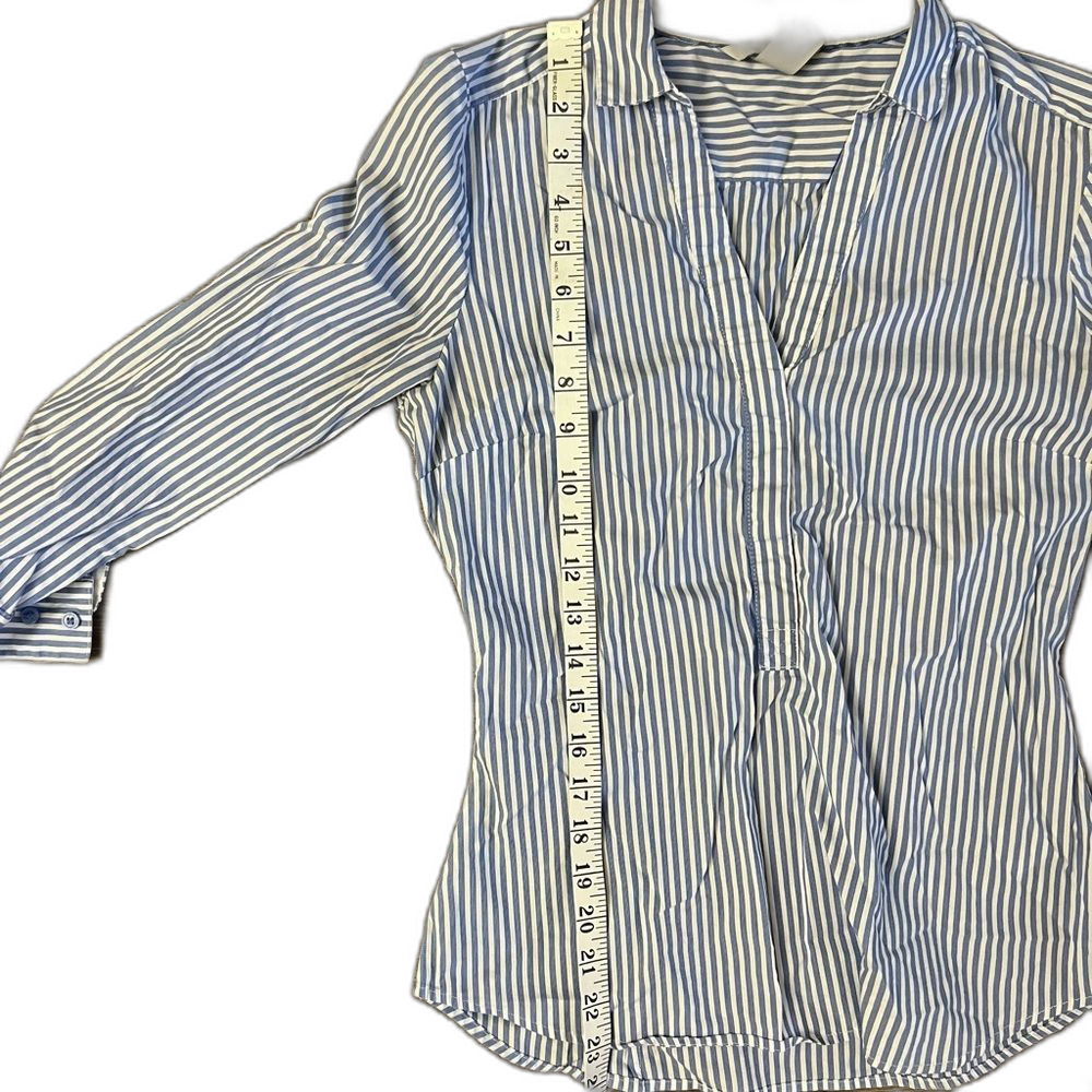 H&M Pinstripe Collared Oxford - Picture 4 of 7
